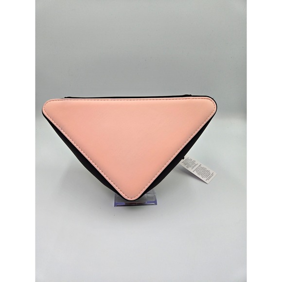 PRADA‎ Beauty Triangle Pouch Pink Cosmetic MakeUp Bag Travel Case NEW - Picture 5 of 10